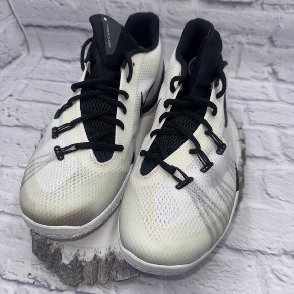 Nike Hyperchase TB Basketball Shoes Mens Size 13 Black & White Sneakers EUC - Picture 3 of 11